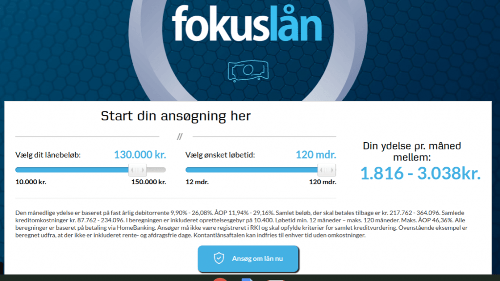 Anmeldelse af Fokuslån | Man skal vælge, hvad pengene skal bruges til.