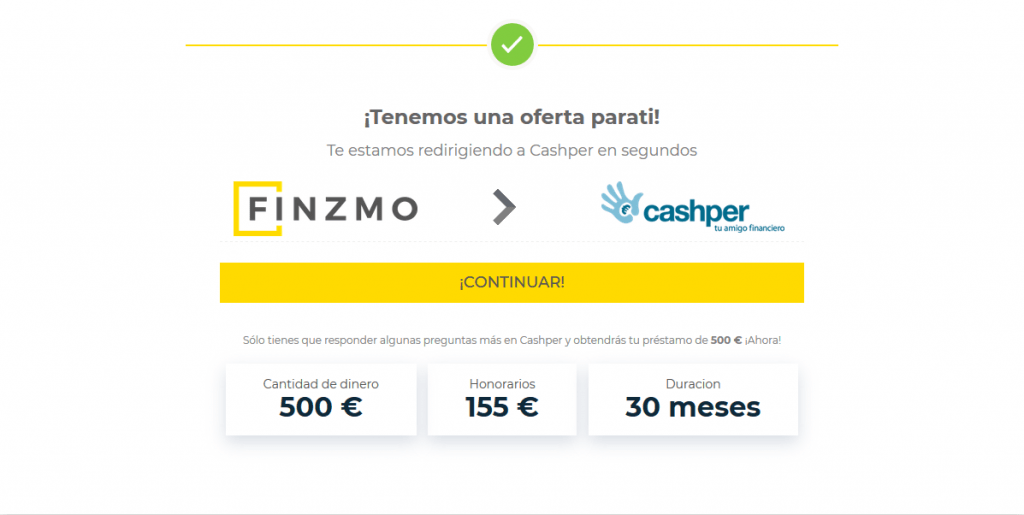 Cashper y Finzmo