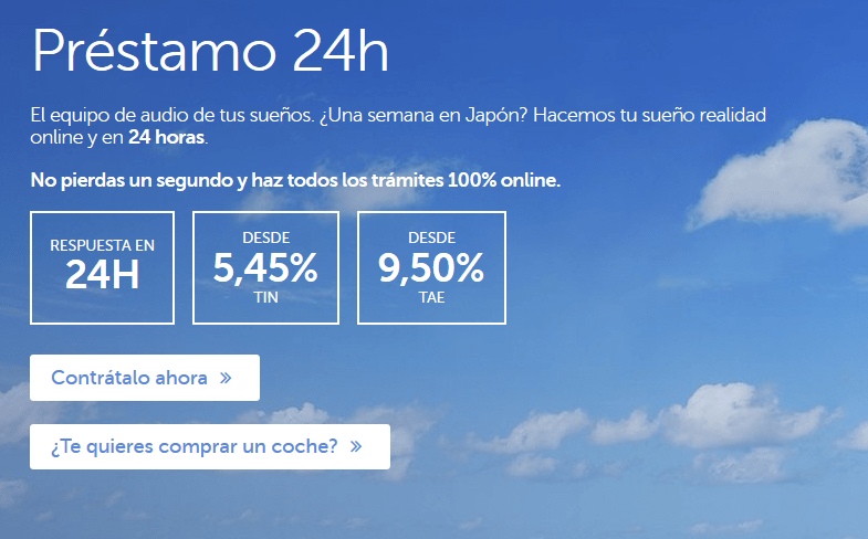 Opinión préstamo 24h de Abanca