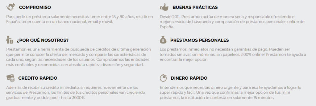 Claves del préstamo Prestamon