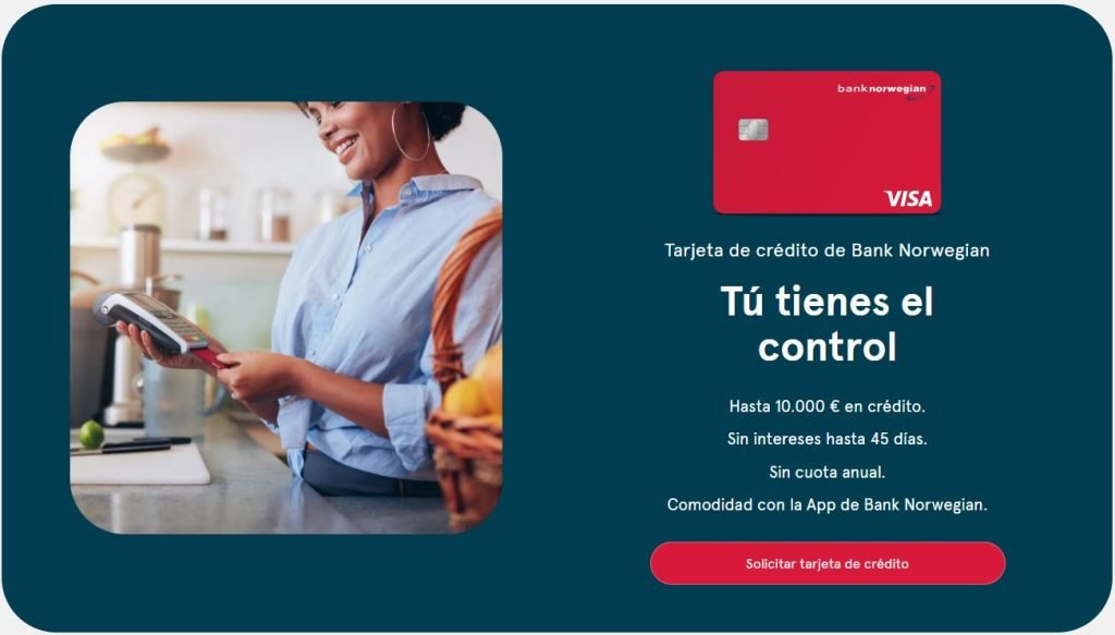 Tarjeta bank norwegian