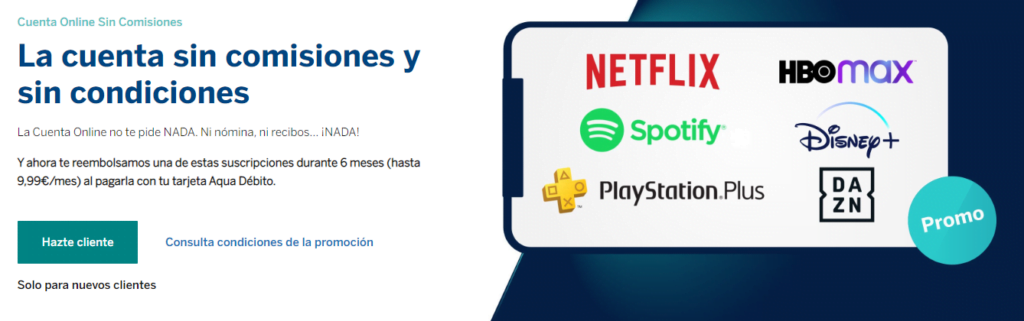 cuenta online BBVA