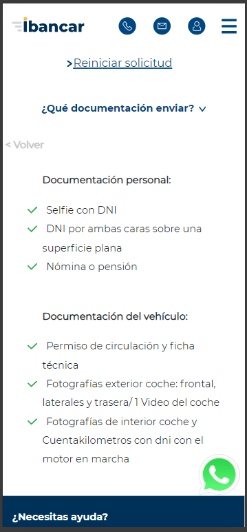 ibancar documentos