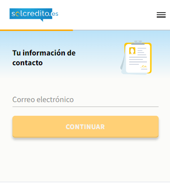 Información de contacto Solcredito