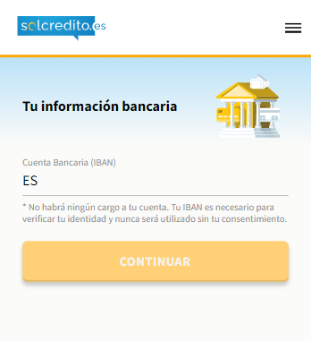 Información Bancaria Solcredito