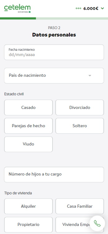 Datos 2 simulación Cetelem