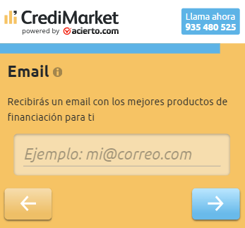 Credimarket formulario paso 10