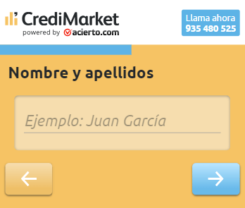 Credimarket formulario paso 6