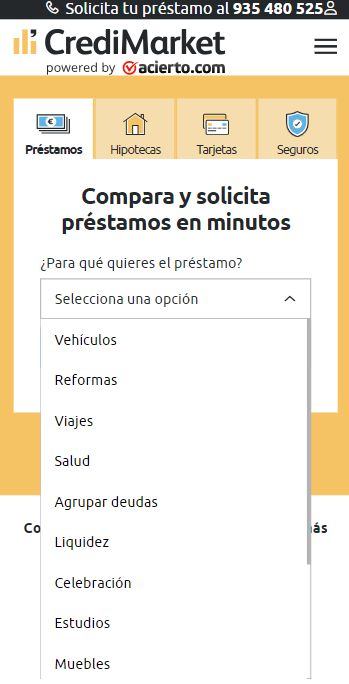 Simulación Credimarket