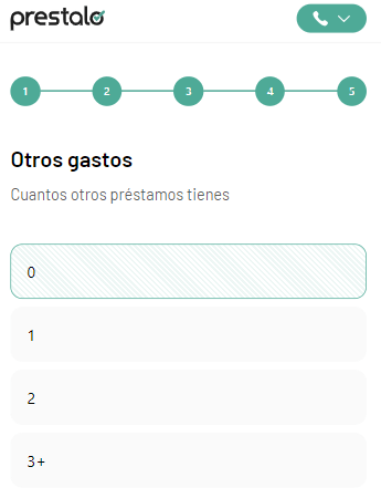 Préstalo solicitud paso 9