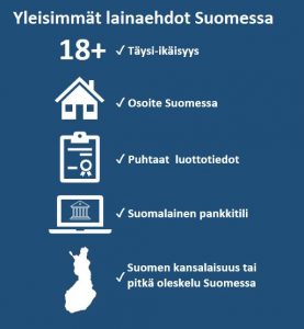 Lainaa 5000 euroa - Katso kaikki vaihtoehdot - Top5Credits.com Suomi