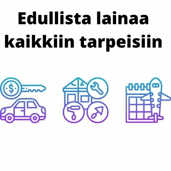 Top5Credits auttaa sinua löytämään lainaa pienellä korolla - Lainaa voi hakea esimerkiksi remonttia, autoa tai matkaa varten