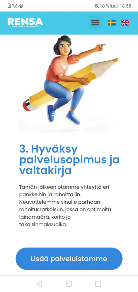 Lisää palveluistamme Rensa