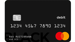 Black&White MasterCard logo