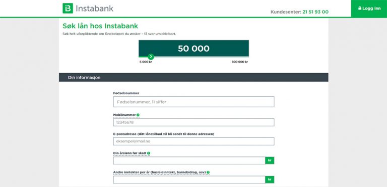 Instabank - Se Våre Erfaringer Og Anmeldelser - Top5Credits