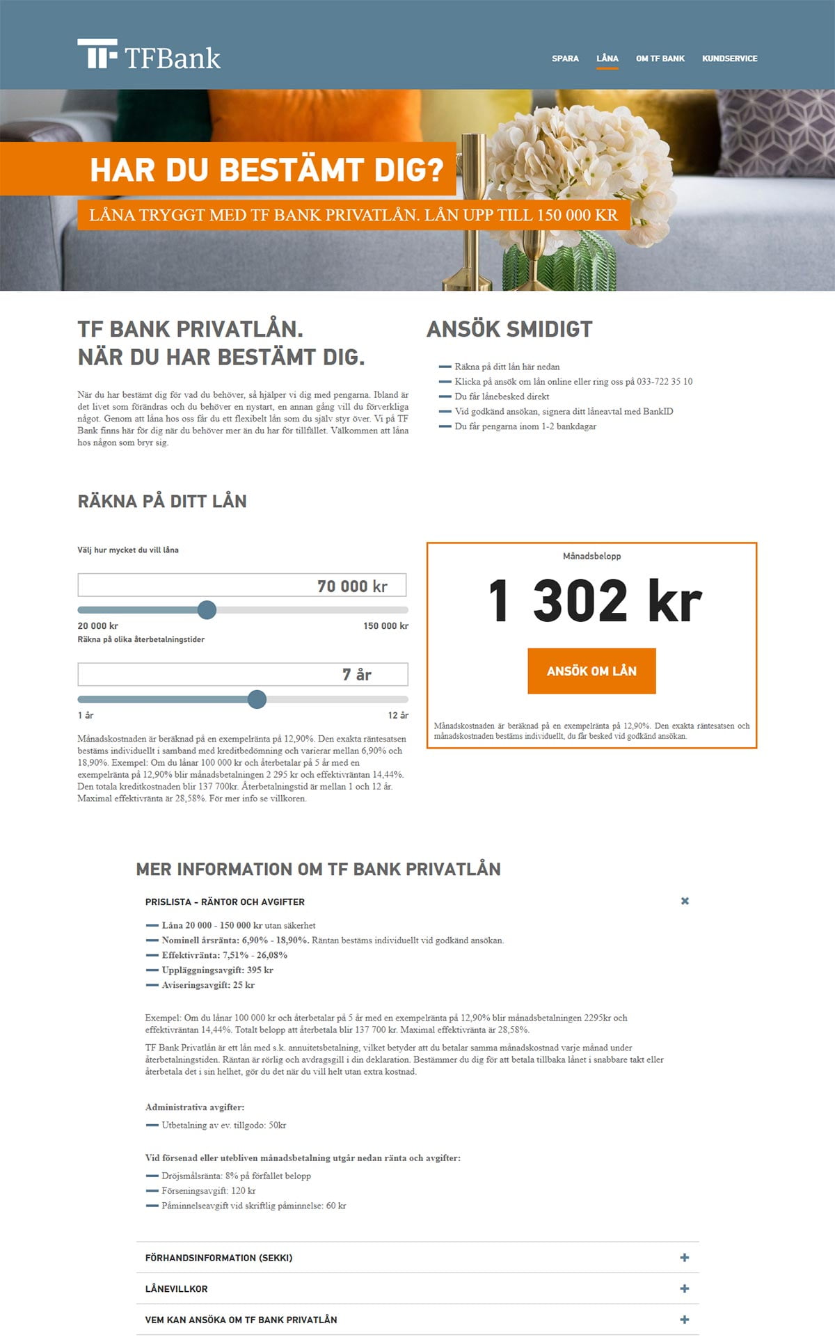 TF Bank Privatlån