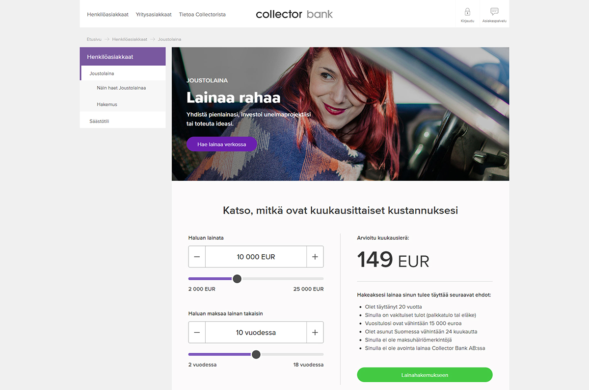 Kokemus Collector Bankista | Katso laina-arvostelu