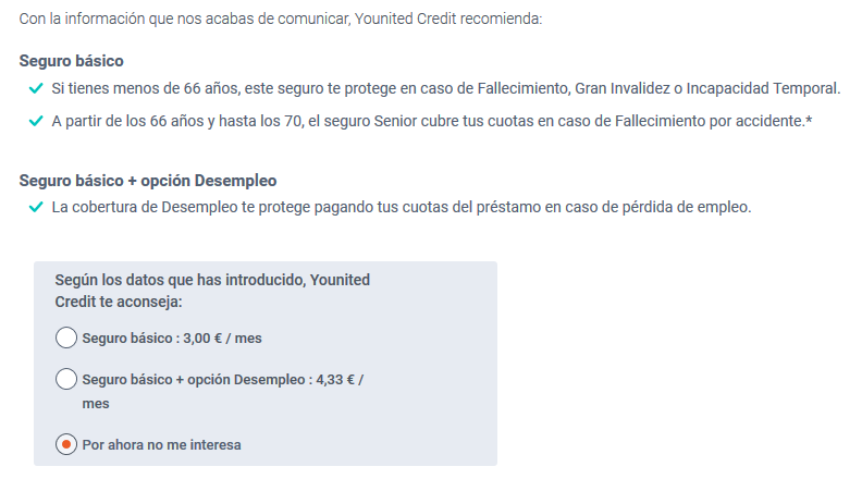 Seguro de Younited