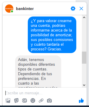 Chat de Bankinter 2
