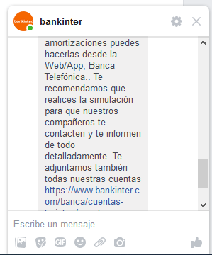 Chat de Bankinter 3